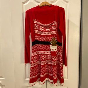 HOLIDAY / CHRISTMAS Sweater Dress - Santa's Helper